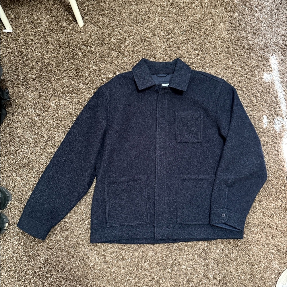 Old Navy Charcoal Gray Wool Jacket